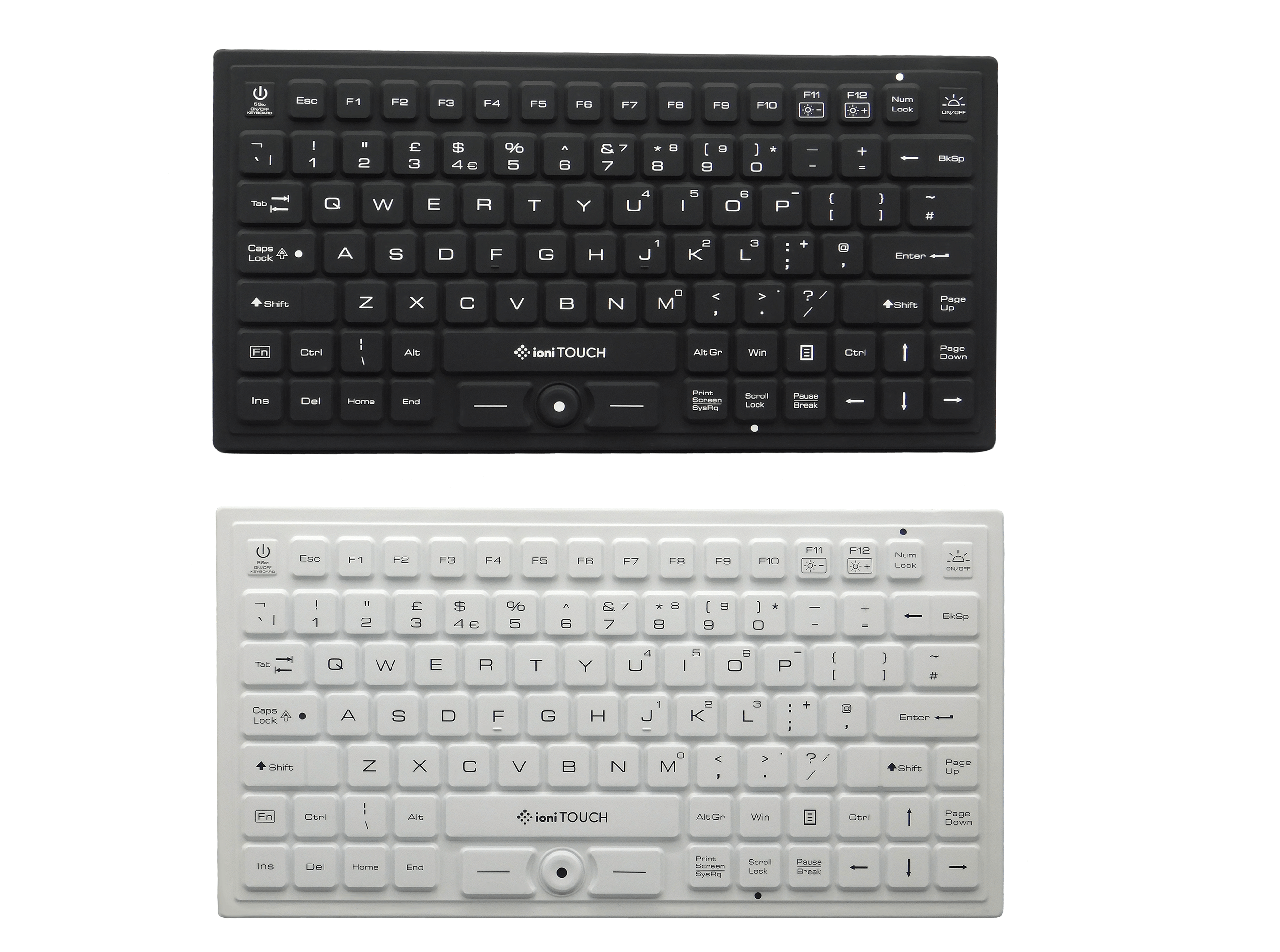 UK Compact QWERTY waterproof keyboard