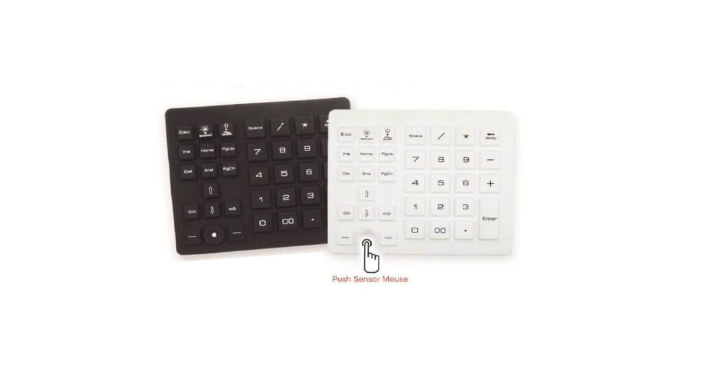 ioniTOUCH 32 Key Numeric Antimicrobial Medical Keypad from Diamond HMI